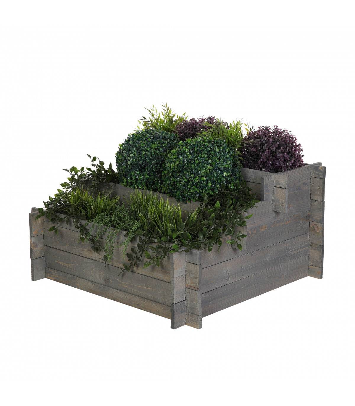 Strat inaltat de gradina - BASIL H40 - lemn de pin - Rael Garden