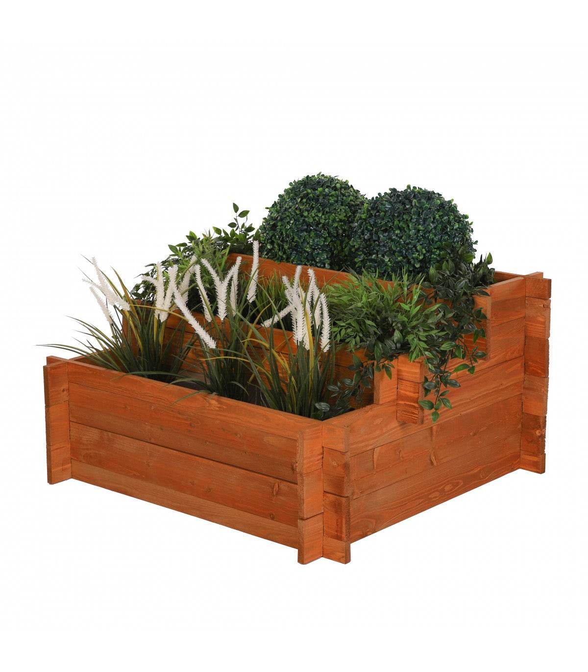 Strat inaltat de gradina - BASIL H40 - lemn de pin - Rael Garden