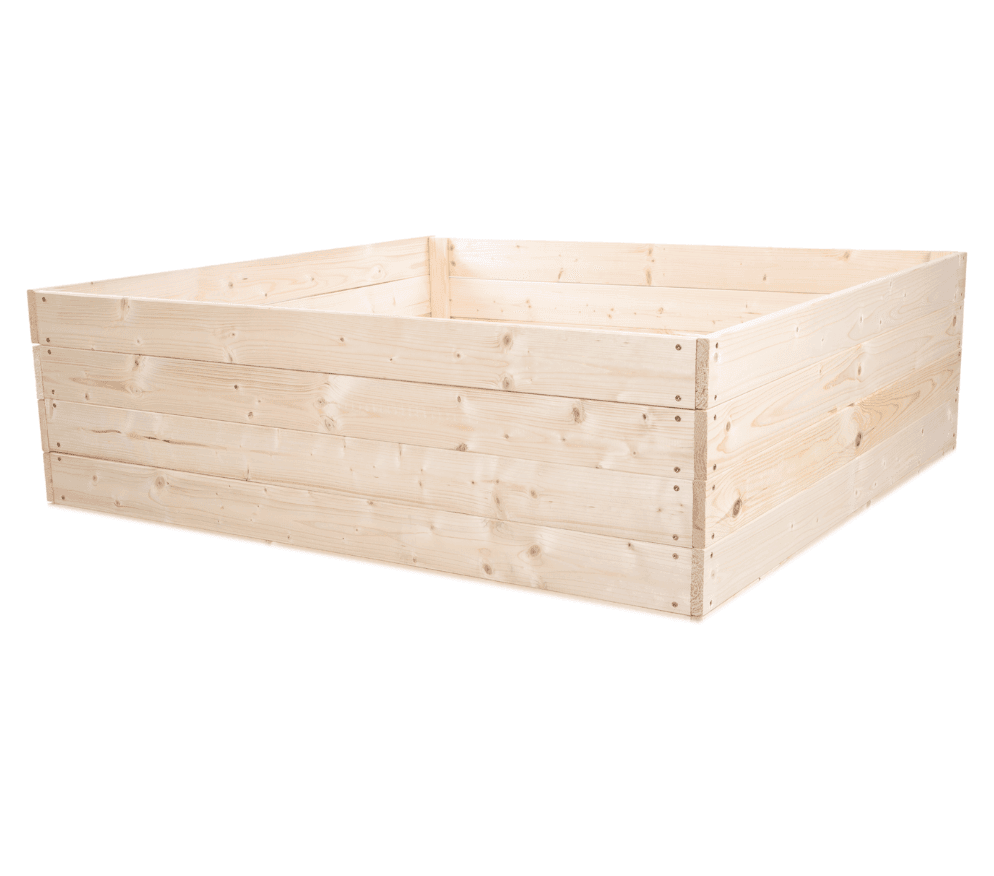 Strat inaltat de gradina - LOTUS H36 - lemn de pin - Rael Garden