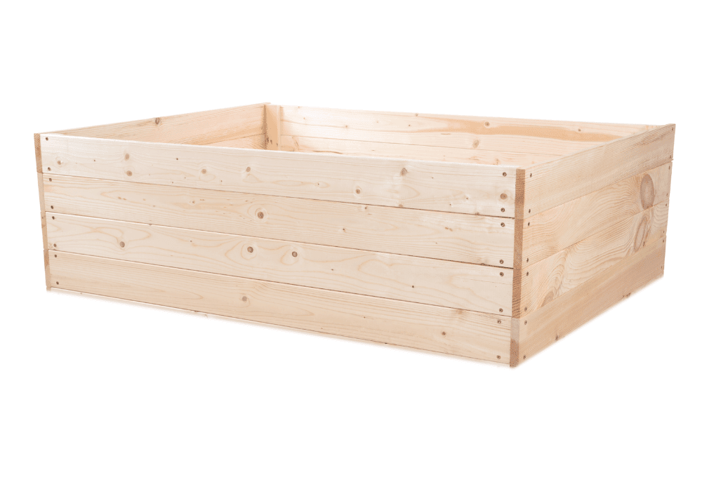 Strat inaltat de gradina - LOTUS H36 - lemn de pin - Rael Garden