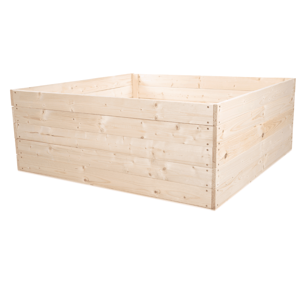 Strat inaltat de gradina - LOTUS H45 - lemn de pin - Rael Garden