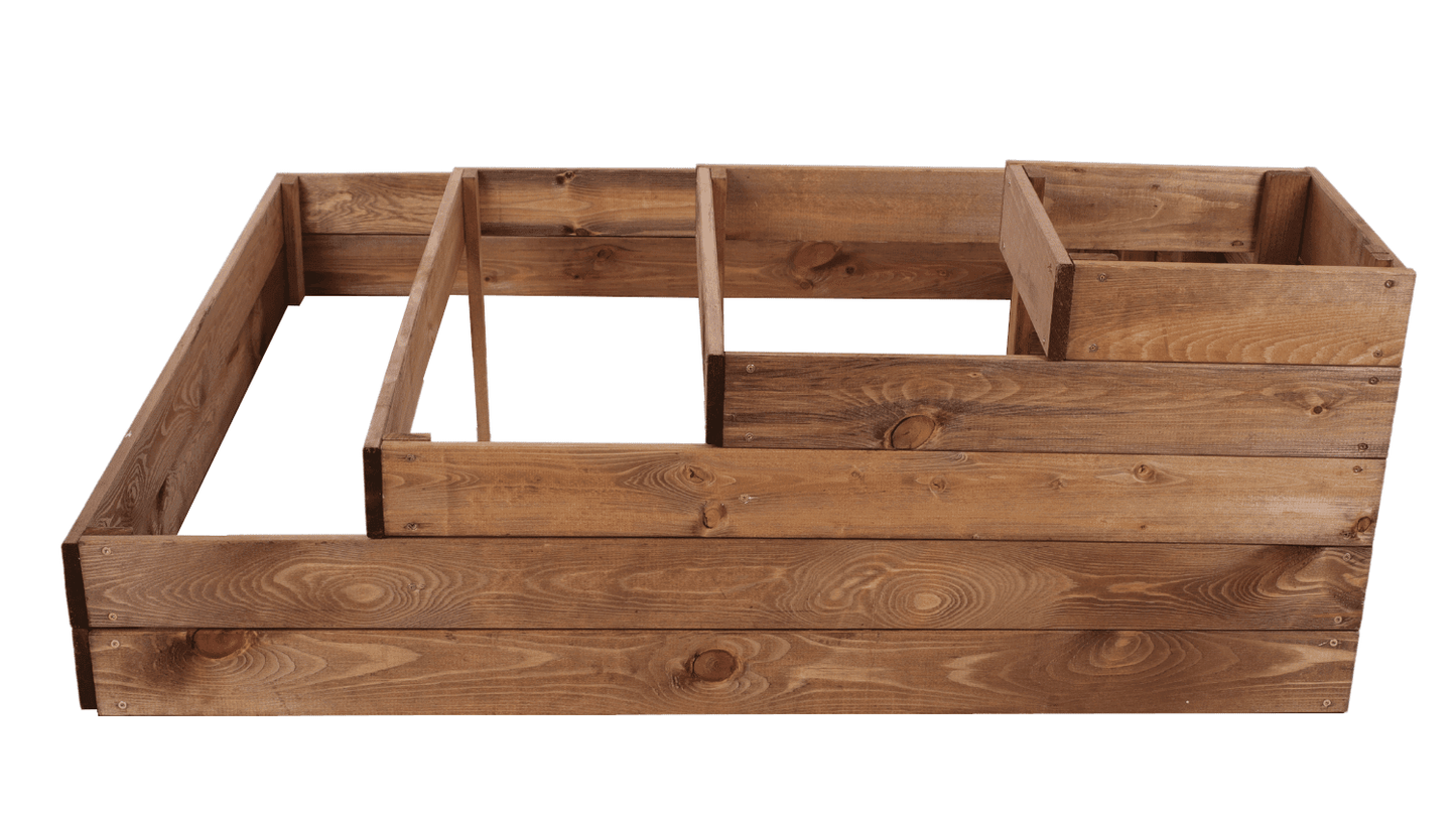 Strat inaltat de gradina - PETAL H45 - lemn de pin - Rael Garden
