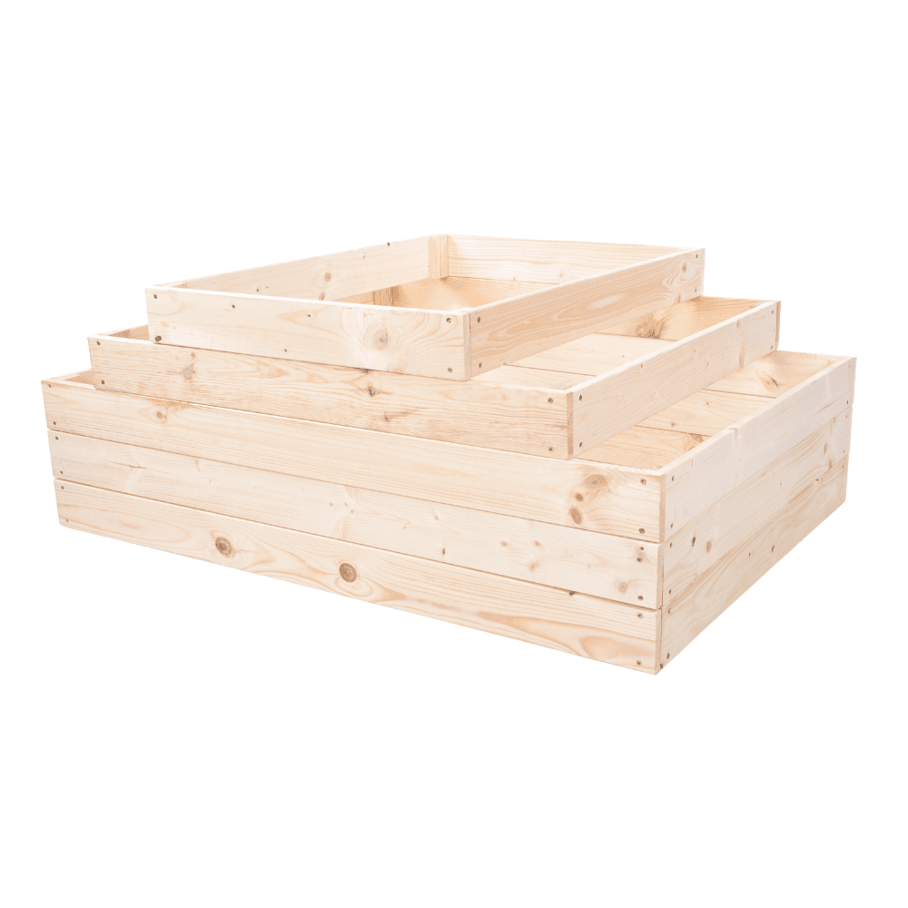 Strat inaltat de gradina - TULIP H45 - lemn de pin - Rael Garden