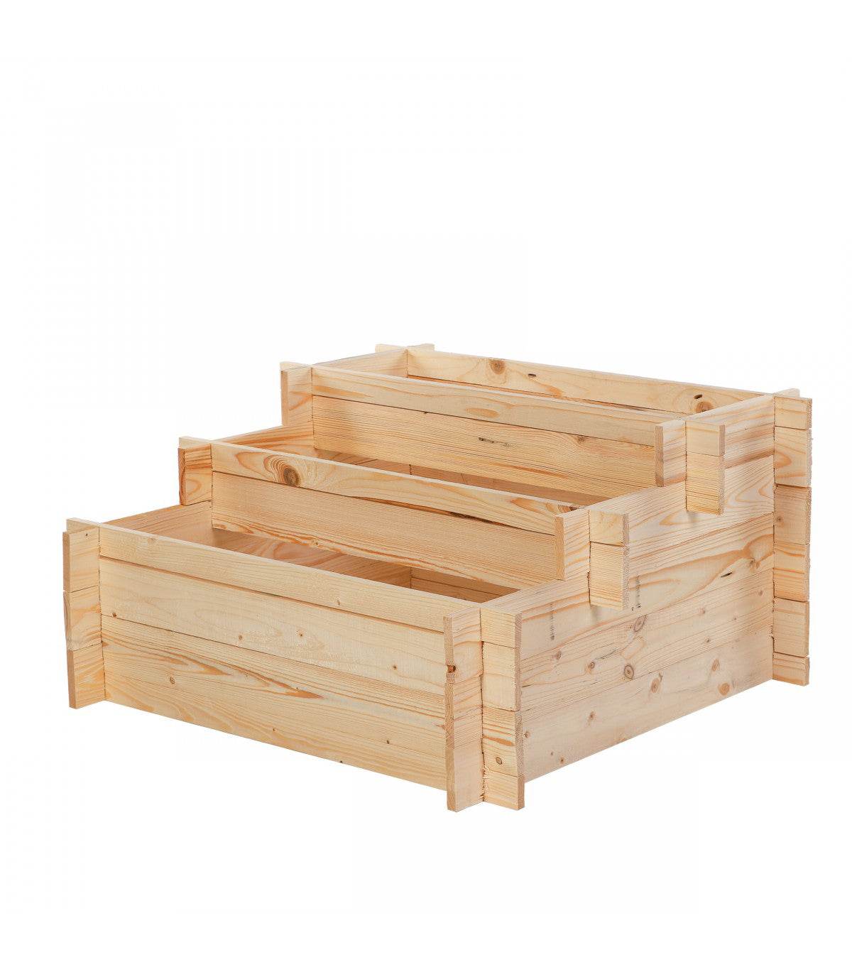 Strat inaltat de gradina - BASIL H40 - lemn de pin - Rael Garden