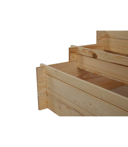 Strat inaltat de gradina - BASIL H40 - lemn de pin - Rael Garden