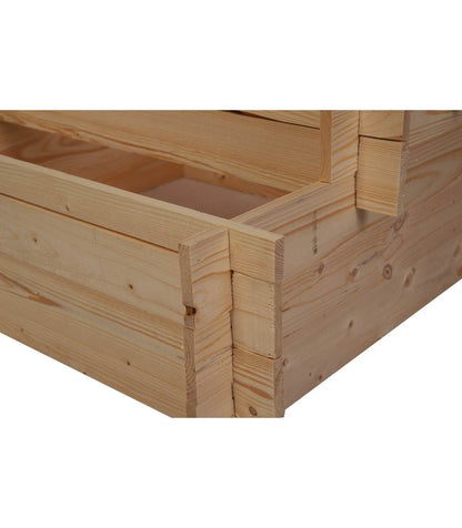 Strat inaltat de gradina - BASIL H40 - lemn de pin - Rael Garden