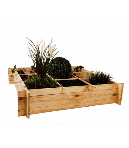 Strat inaltat de gradina - FLORA H20 - lemn de pin - Rael Garden