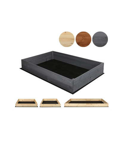 Strat inaltat de gradina - LOTUS H18 - lemn de pin - Rael Garden