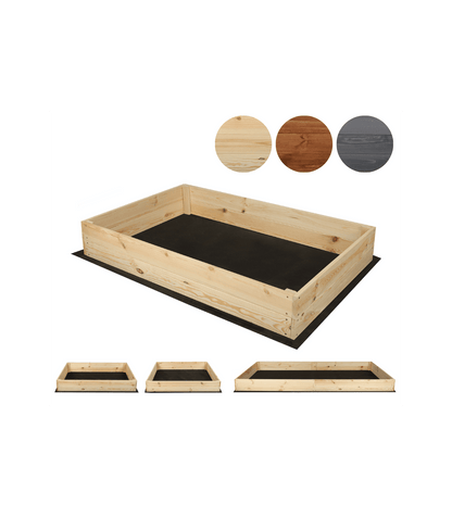 Strat inaltat de gradina - LOTUS H18 - lemn de pin - Rael Garden