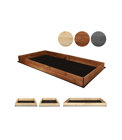 Strat inaltat de gradina - LOTUS H18 - lemn de pin - Rael Garden