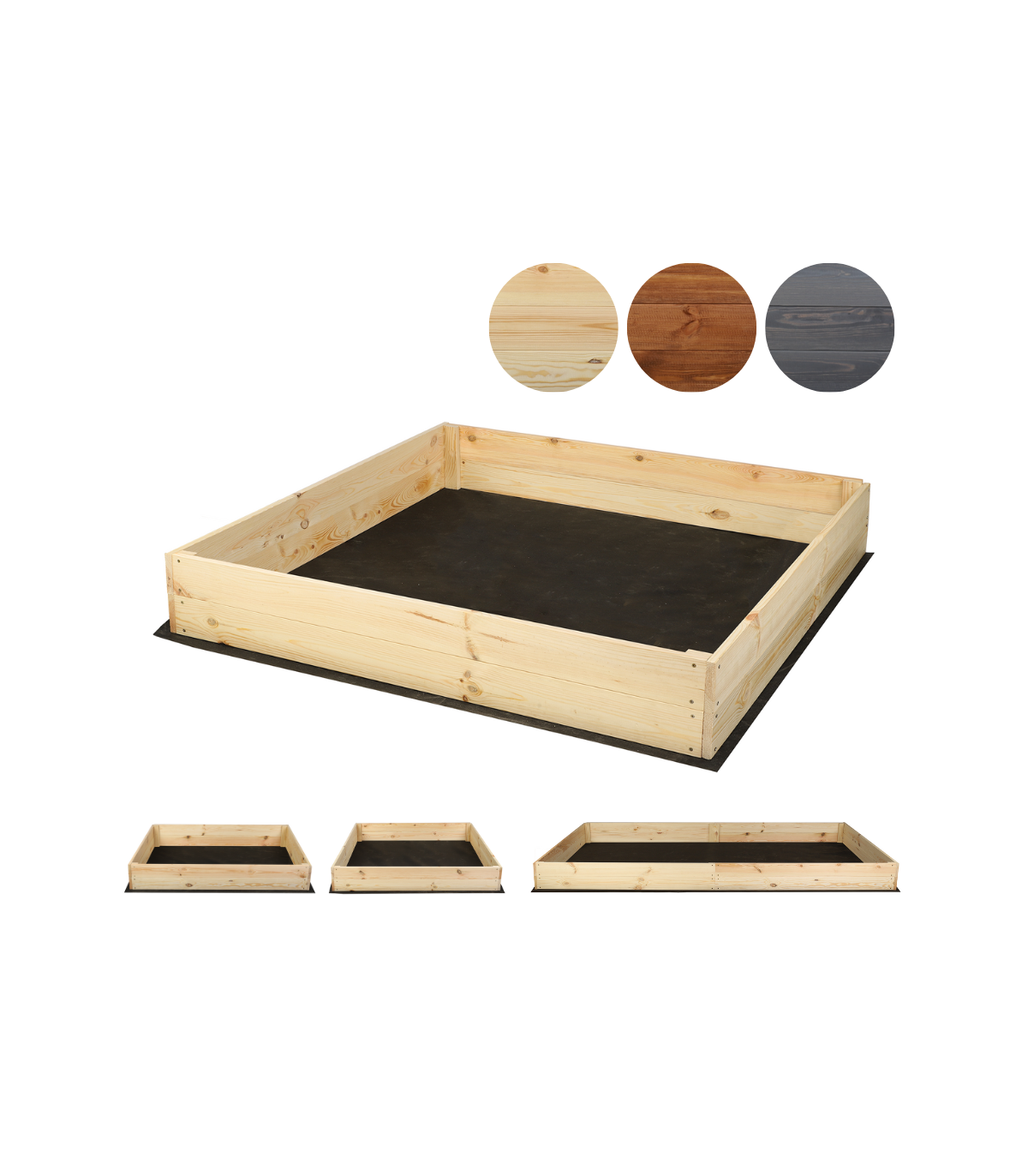 Strat inaltat de gradina - LOTUS H18 - lemn de pin