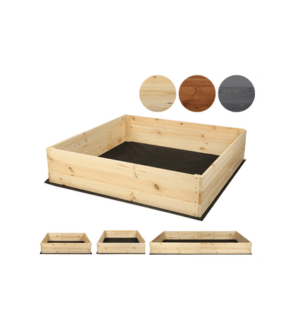 Strat inaltat de gradina - LOTUS H27 - lemn de pin - Rael Garden