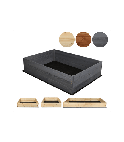 Strat inaltat de gradina - LOTUS H27 - lemn de pin - Rael Garden