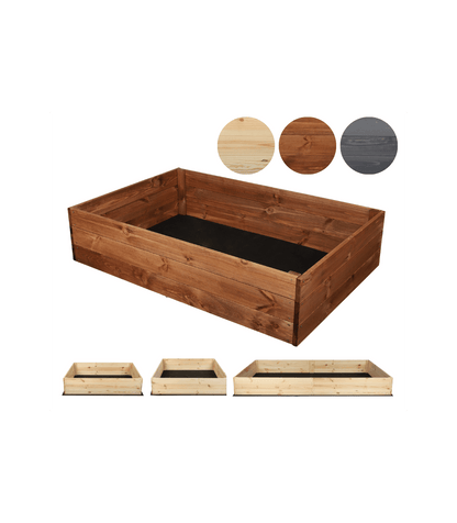 Strat inaltat de gradina - LOTUS H27 - lemn de pin - Rael Garden