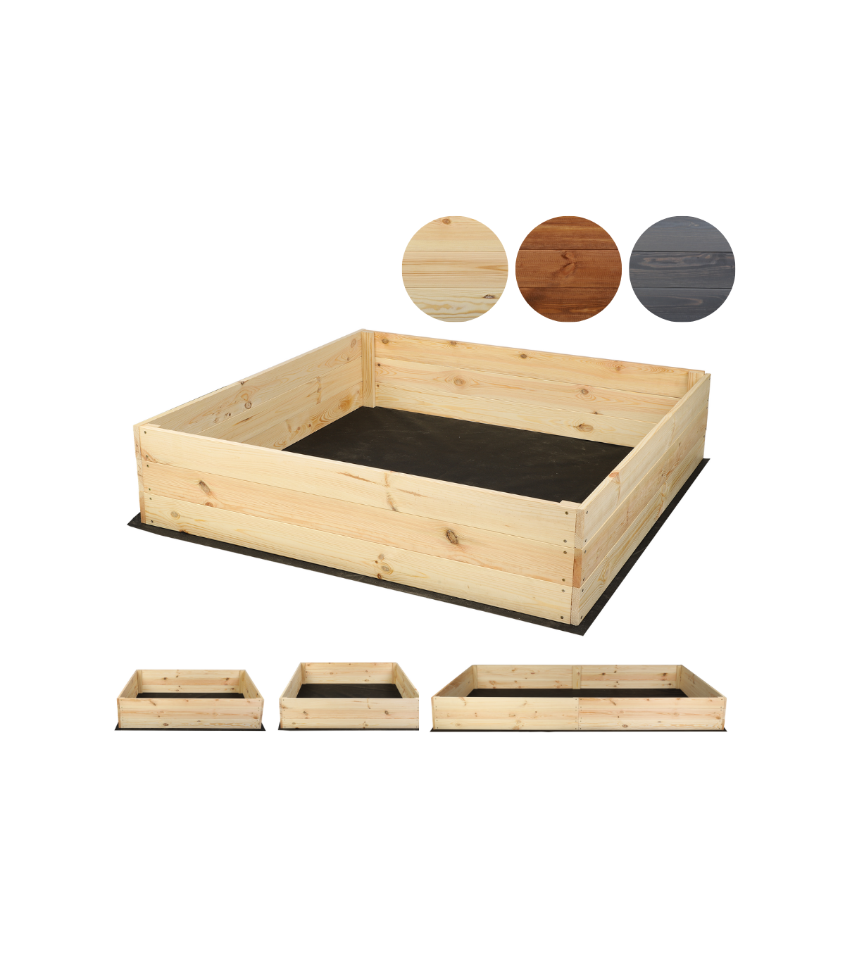 Strat inaltat de gradina - LOTUS H27 - lemn de pin