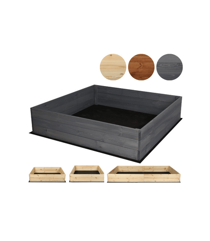 Strat inaltat de gradina - LOTUS H27 - lemn de pin - Rael Garden