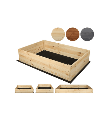 Strat inaltat de gradina - LOTUS H27 - lemn de pin - Rael Garden