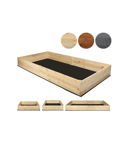 Strat inaltat de gradina - LOTUS H27 - lemn de pin - Rael Garden