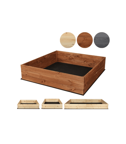 Strat inaltat de gradina - LOTUS H27 - lemn de pin - Rael Garden