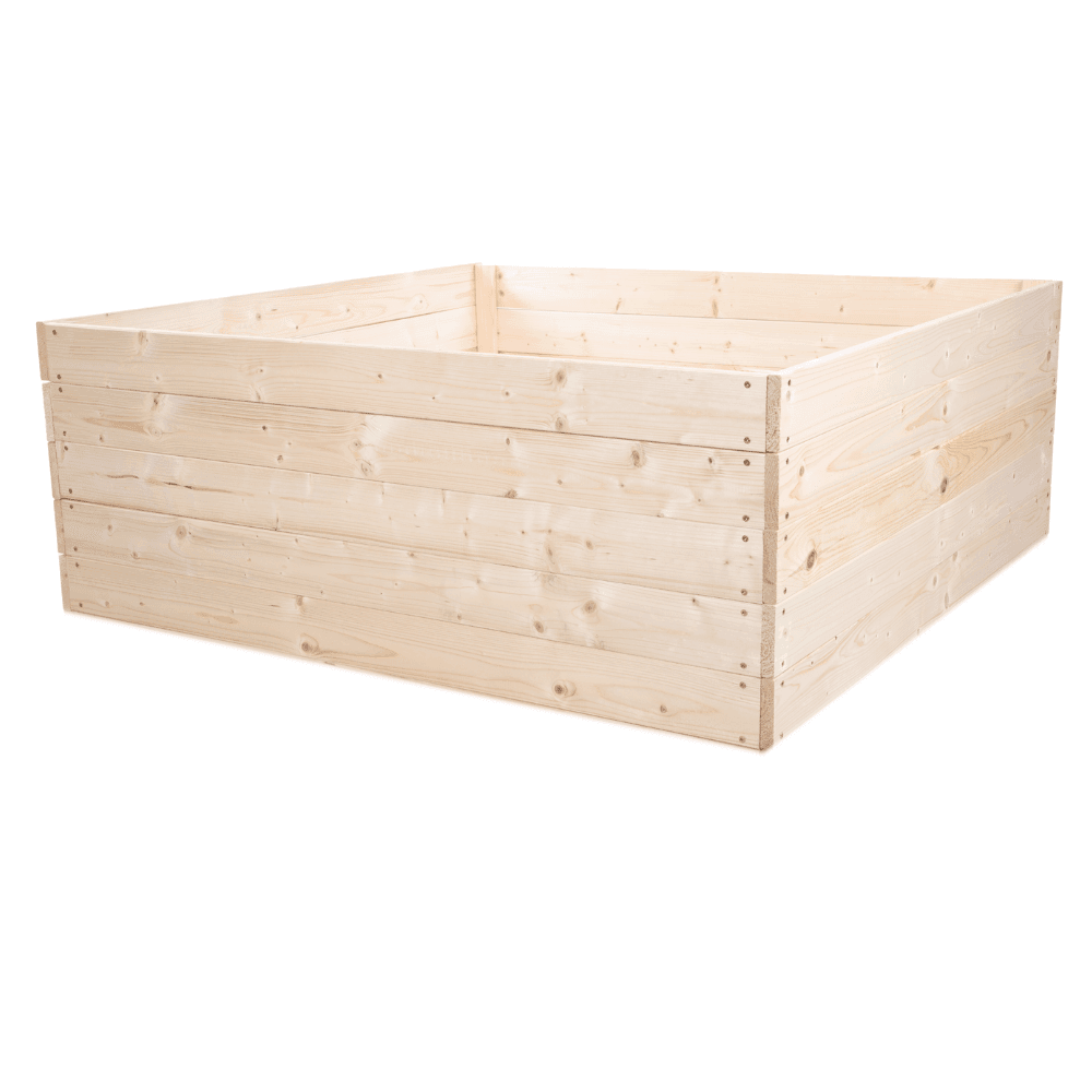 Strat inaltat de gradina - LOTUS H45 - lemn de pin - Rael Garden