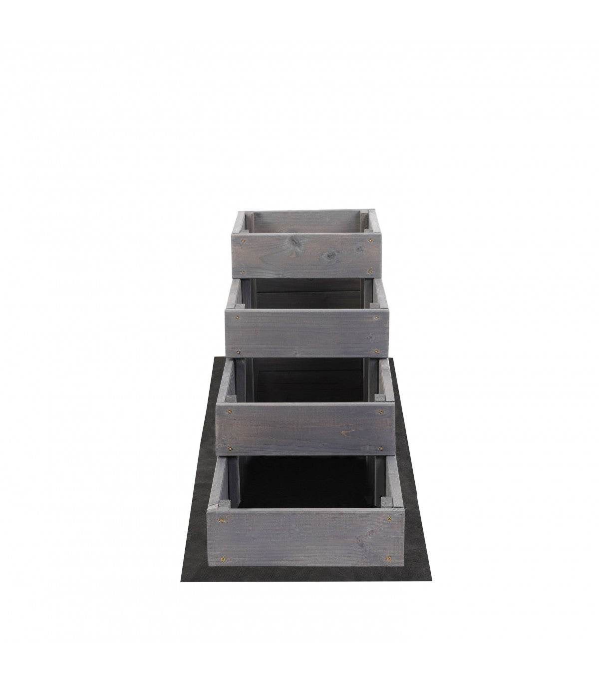 Strat inaltat de gradina - DAHLIA H36 - lemn de pin - Rael Garden