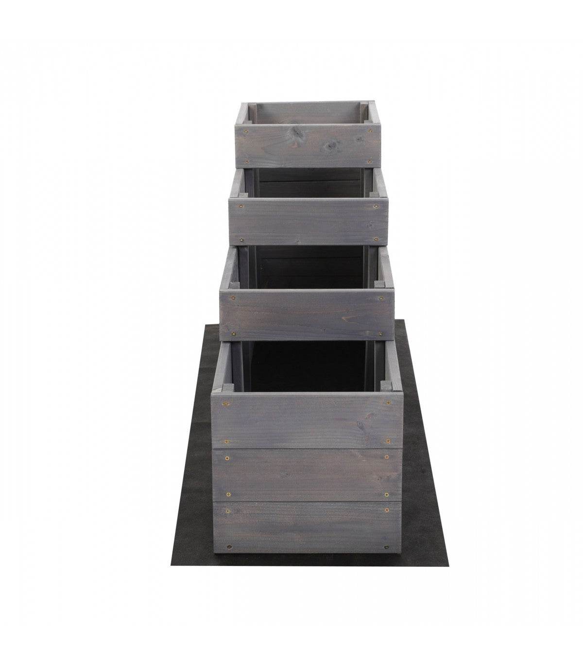 Strat inaltat de gradina - DAHLIA H54 - lemn de pin - Rael Garden