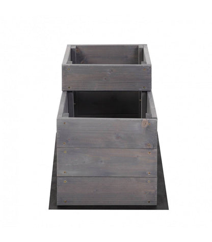 Strat inaltat de gradina - DAHLIA H36 - lemn de pin - Rael Garden