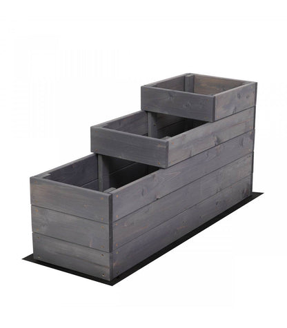 Strat inaltat de gradina - DAHLIA H45 - lemn de pin - Rael Garden