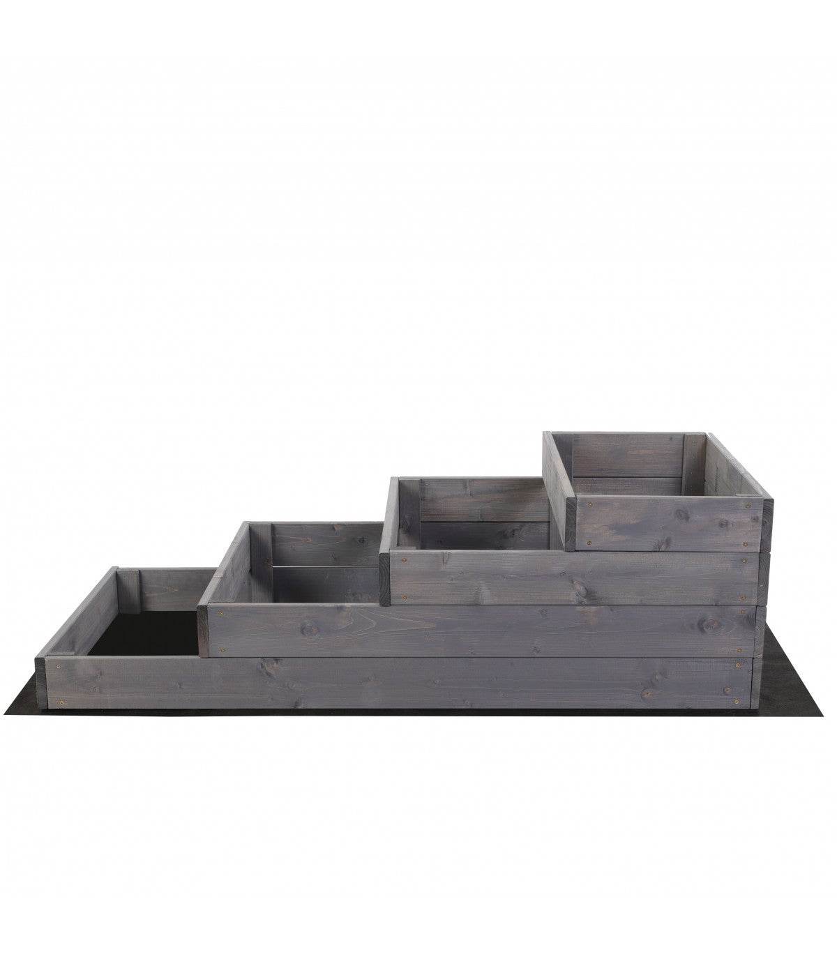 Strat inaltat de gradina - DAHLIA H36 - lemn de pin - Rael Garden