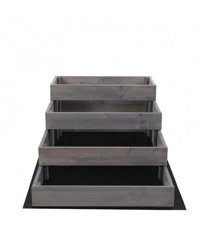 Strat inaltat de gradina - DAHLIA H36 - lemn de pin - Rael Garden