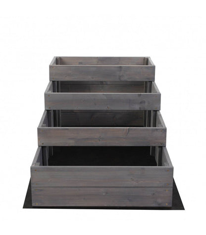 Strat inaltat de gradina - DAHLIA H45 - lemn de pin - Rael Garden