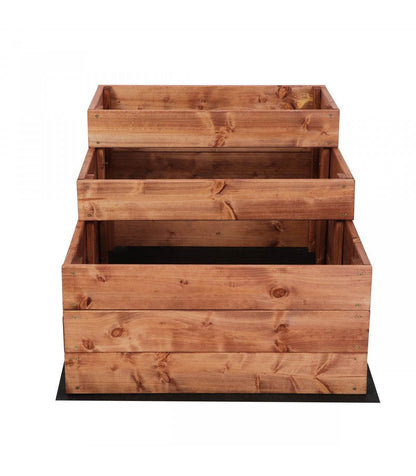 Strat inaltat de gradina - DAHLIA H45 - lemn de pin - Rael Garden