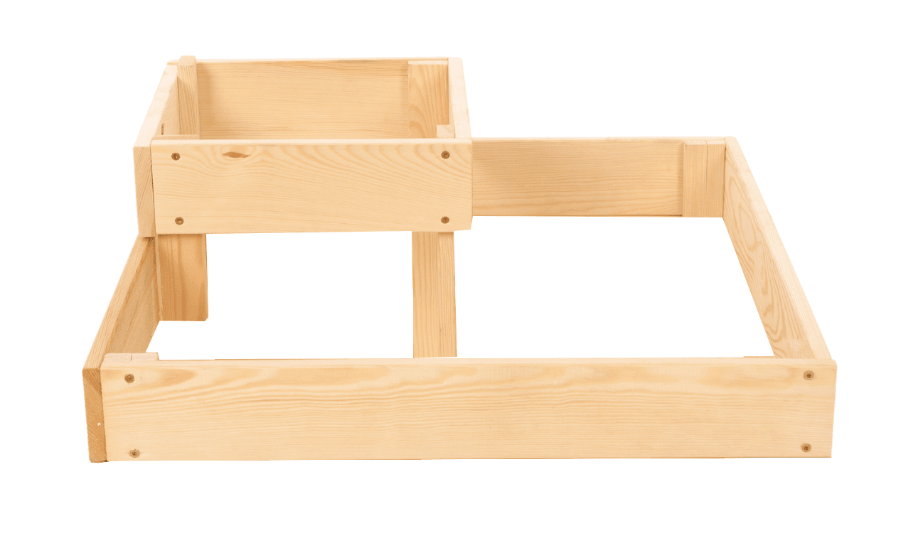 Strat inaltat de gradina - PETAL H18 - lemn de pin - Rael Garden