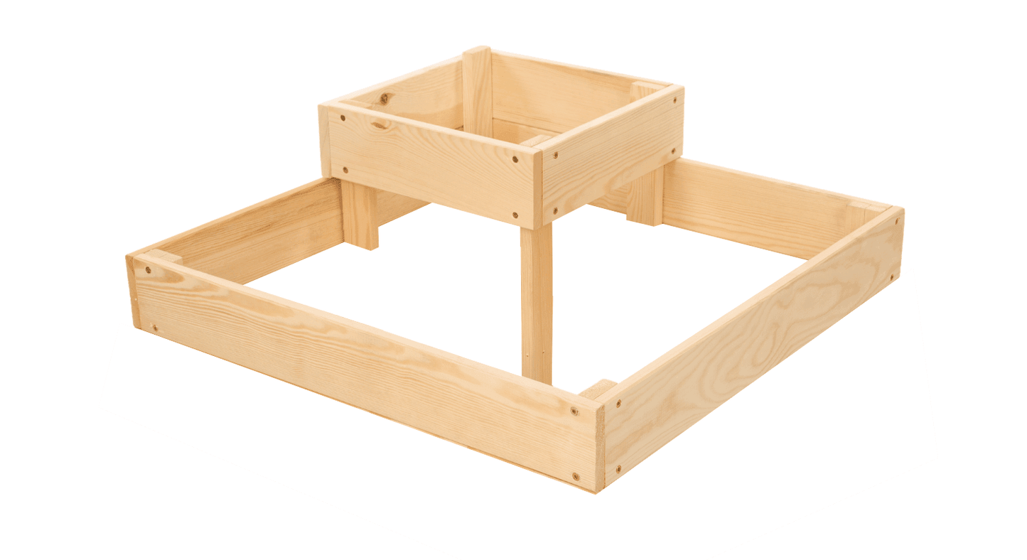 Strat inaltat de gradina - PETAL H18 - lemn de pin - Rael Garden