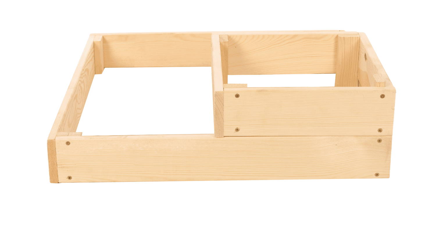 Strat inaltat de gradina - PETAL H18 - lemn de pin - Rael Garden