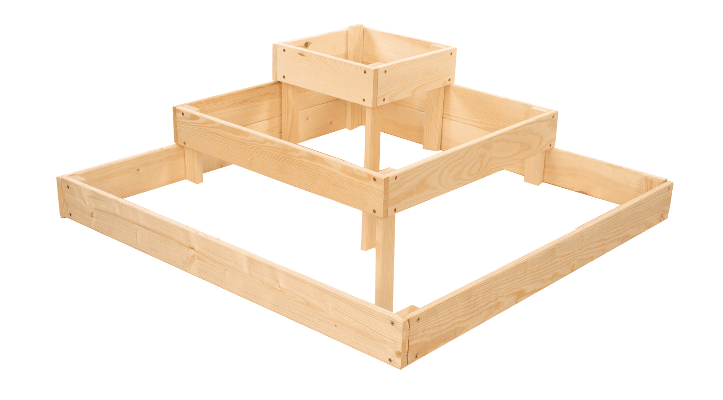 Strat inaltat de gradina - PETAL H27 - lemn de pin - Rael Garden