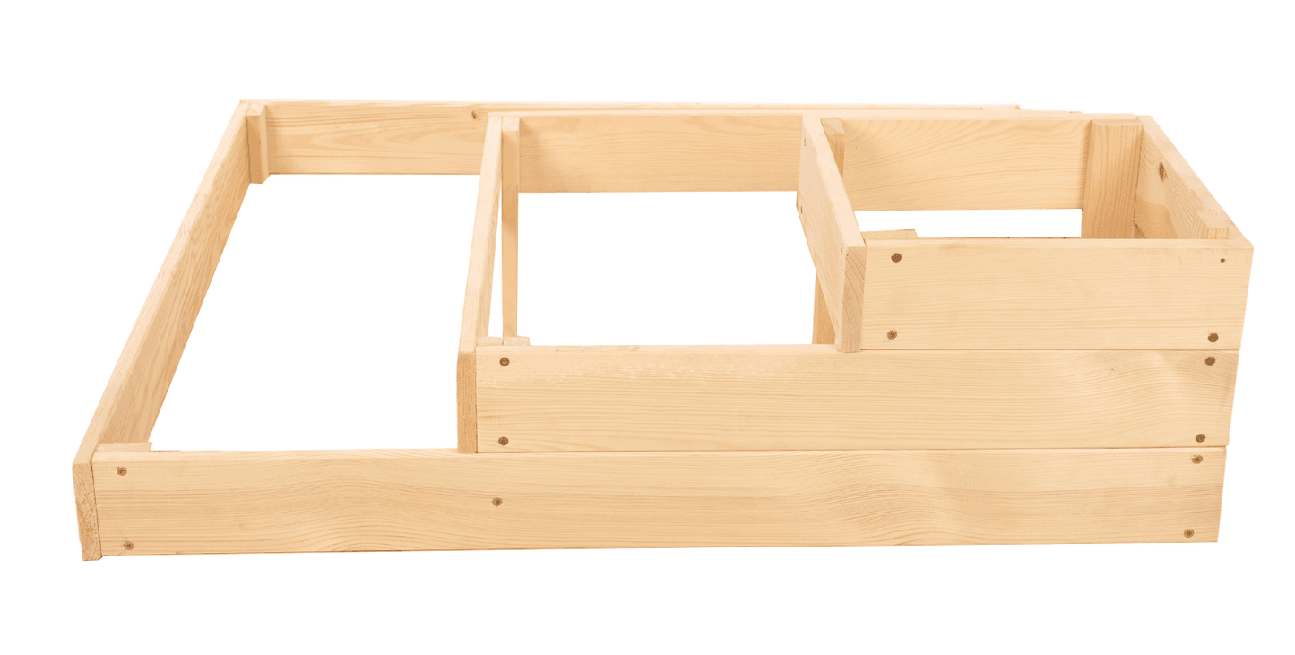 Strat inaltat de gradina - PETAL H27 - lemn de pin - Rael Garden