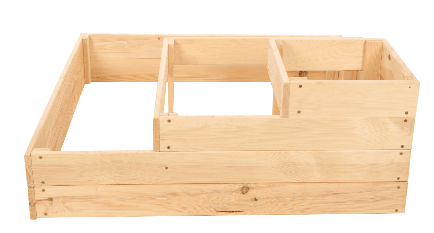 Strat inaltat de gradina - PETAL H36 - lemn de pin - Rael Garden