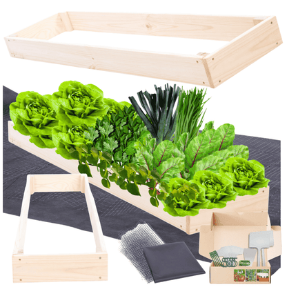 Strat inaltat de gradina - TULIP H9 - lemn de pin - Rael Garden