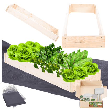 Strat inaltat de gradina - TULIP H9 - lemn de pin - Rael Garden