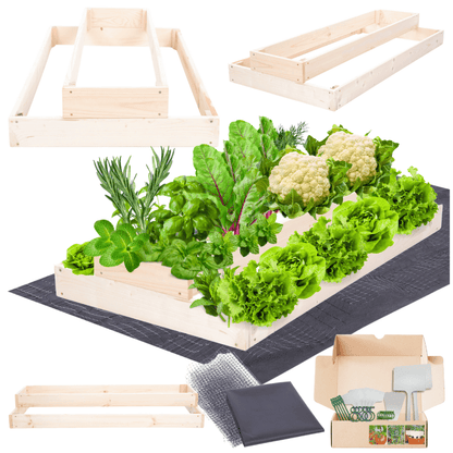 Strat inaltat de gradina - TULIP H18 - lemn de pin - Rael Garden
