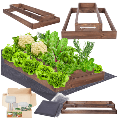 Strat inaltat de gradina - TULIP H18 - lemn de pin - Rael Garden