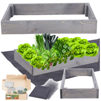 Strat inaltat de gradina - TULIP H9 - lemn de pin - Rael Garden