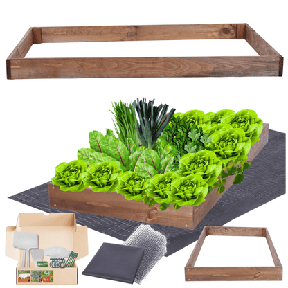 Strat inaltat de gradina - TULIP H9 - lemn de pin - Rael Garden