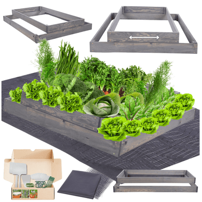 Strat inaltat de gradina - TULIP H18 - lemn de pin - Rael Garden