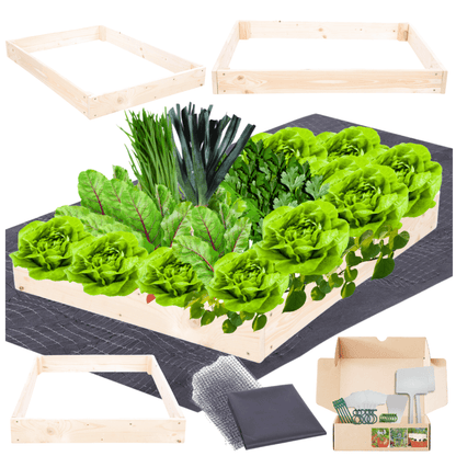 Strat inaltat de gradina - TULIP H9 - lemn de pin - Rael Garden