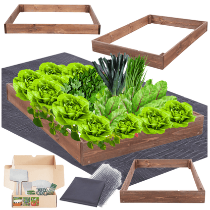 Strat inaltat de gradina - TULIP H9 - lemn de pin - Rael Garden