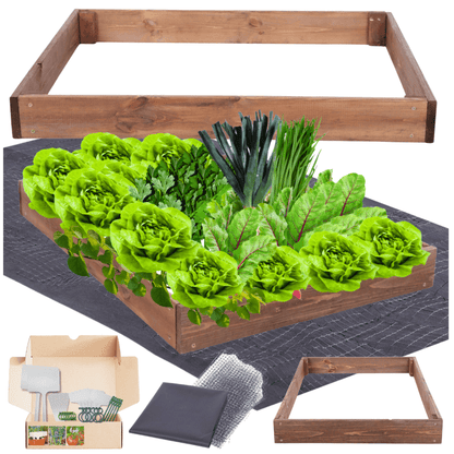 Strat inaltat de gradina - TULIP H9 - lemn de pin - Rael Garden