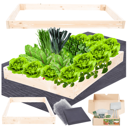 Strat inaltat de gradina - TULIP H9 - lemn de pin - Rael Garden